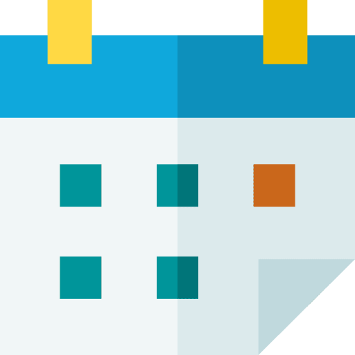 Calendar administration interface schedule icon