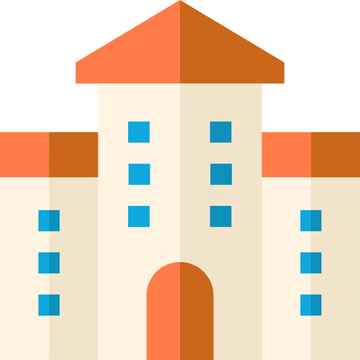 School academy college elementary school icon