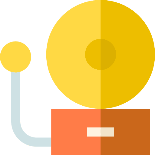 School bell electronics school bell security icon