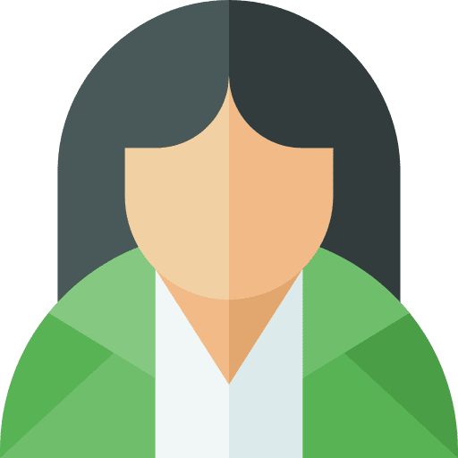 Teacher education black hair woman icon