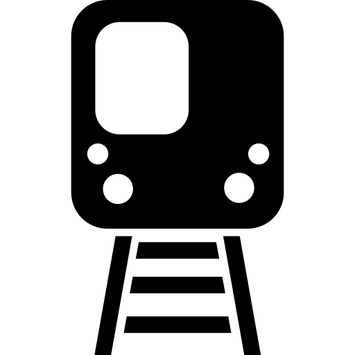 Tramway tramway line bottom icon