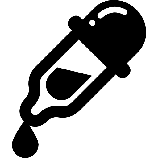 Dosage medical tool dropper tools dosage icon