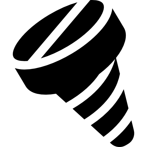 Screw tool screwing screw icon