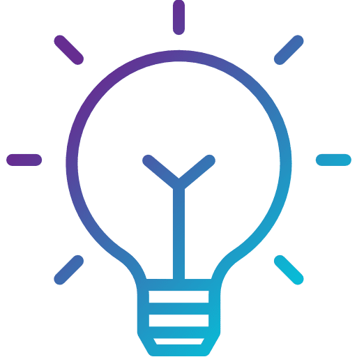 Idea foco technology education icon