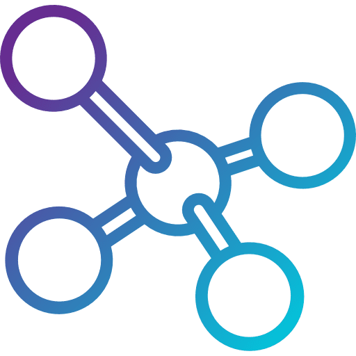 Molecule nature ionic chemistry icon