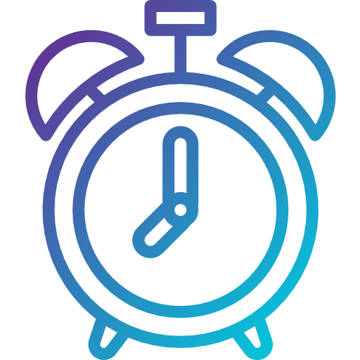 Alarm clock time time and date alarm clock icon