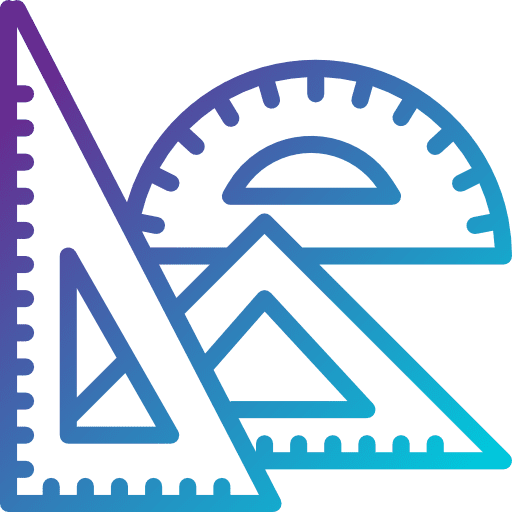 Ruler measurement class ruler icon