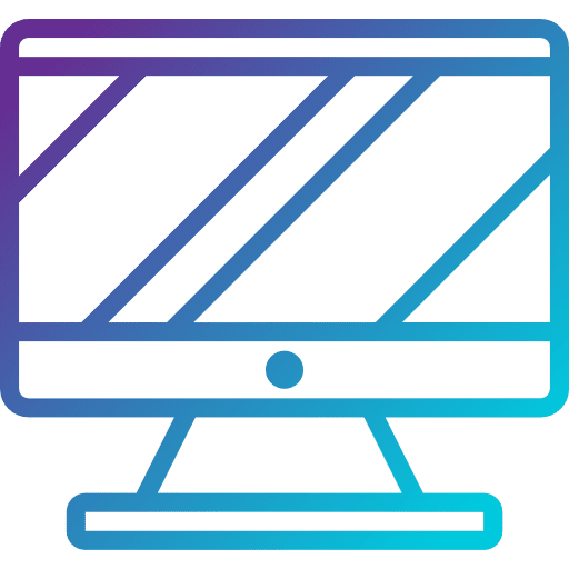 Computer tv television electronics icon