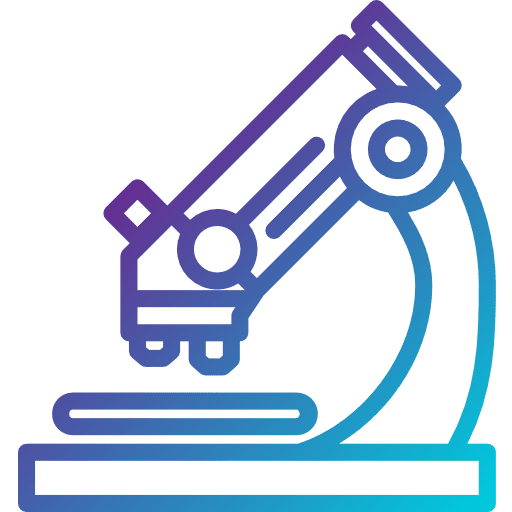 Microscope electronics genetics microscope icon