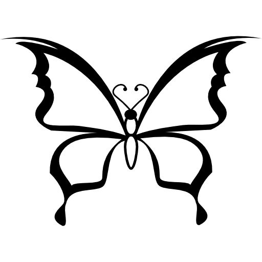 Butterfly top view animals animal top view icon