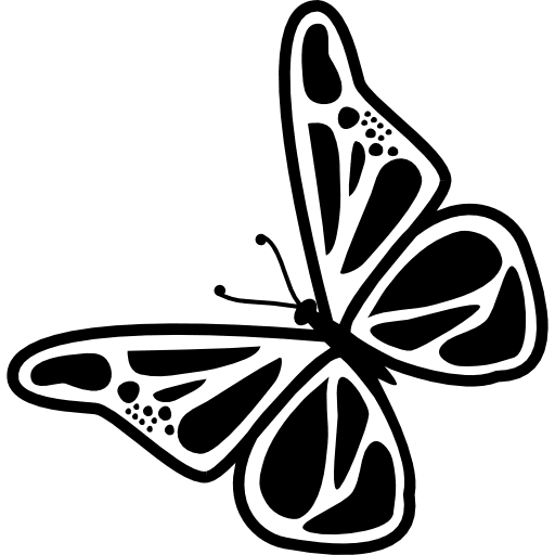 Butterfly rotated insect animals butterflies icon