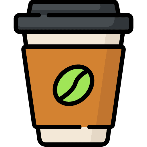 Coffee paper cup take away coffee cup icon