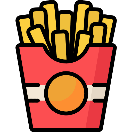 Fried potatoes potatoes fries fried potatoes icon