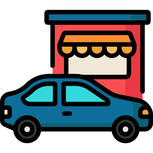 Take away take away dealership vehicle icon Take away take away dealership vehicle icon