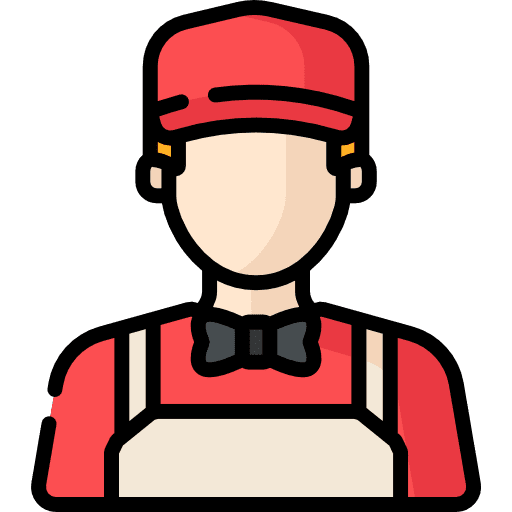 Waiter profession butler professions and jobs icon Waiter profession butler professions and jobs icon