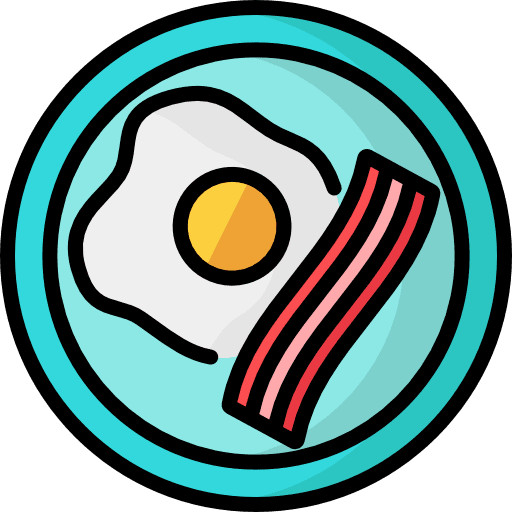 Breakfast holidays lunch sausage icon Breakfast holidays lunch sausage icon