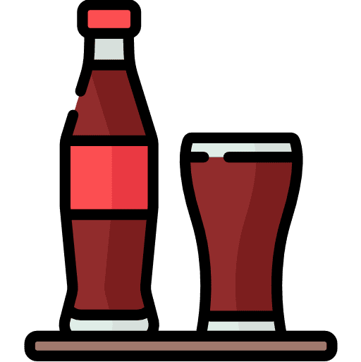 Soda refreshment drink bottle icon Soda refreshment drink bottle icon