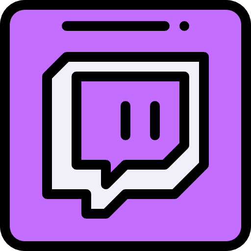 Twitch twitch social media logos icon