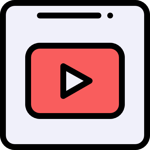Youtube logotype youtube social network icon