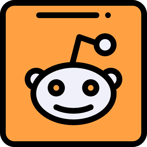 Reddit logo logotype social network icon