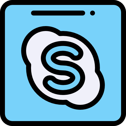 Skype logo brand logotype icon
