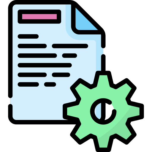 Configuration files and folders management archive icon Configuration files and folders management archive icon