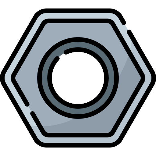 Nut tools nut screwing icon