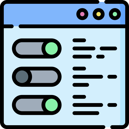 Web settings multimedia option web ui icon Web settings multimedia option web ui icon