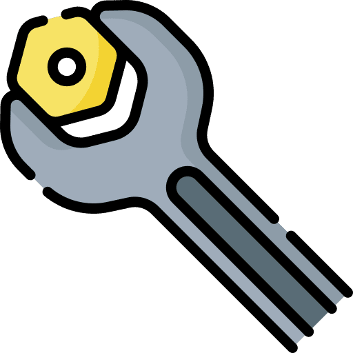 Wrench wrench tool construction and tools icon Wrench wrench tool construction and tools icon