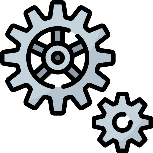 Cogwheel set up settings gears icon Cogwheel set up settings gears icon