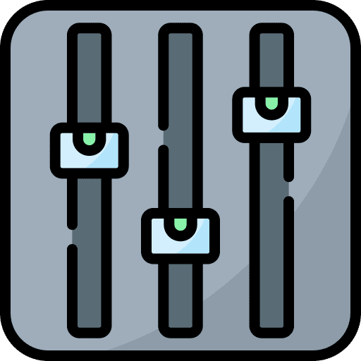 Control panel control panel sliders adjustment icon Control panel control panel sliders adjustment icon