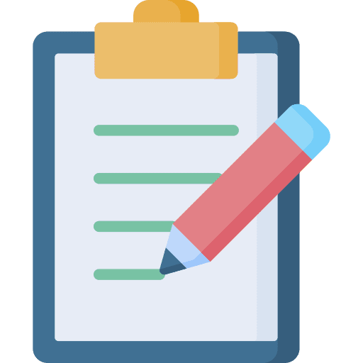 Clipboard pen clipboard memo icon