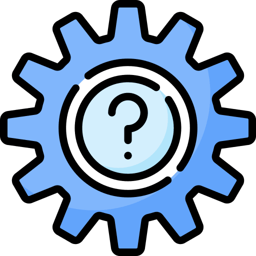 Help electronics gear communications icon Help electronics gear communications icon