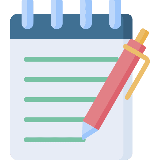 Note summary file notepad icon