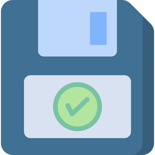Save diskette flash disk save file icon
