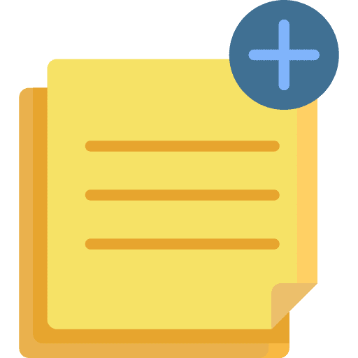 Add add list file notebook icon Add add list file notebook icon