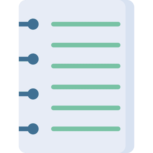 Note file list text icon Note file list text icon