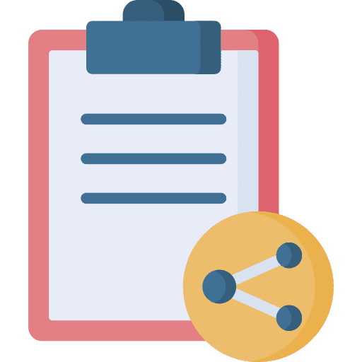 Share file clipboard plan icon Share file clipboard plan icon