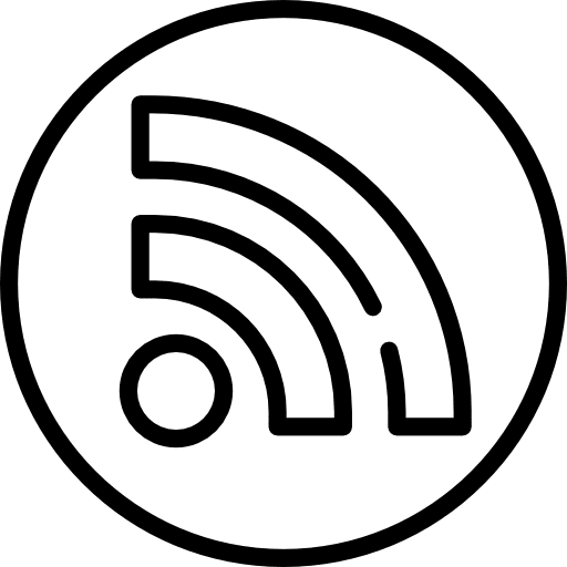 Rss logotype social network social media icon Rss logotype social network social media icon