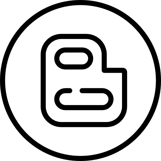 Blogger brand social network logos icon Blogger brand social network logos icon