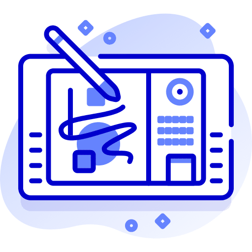 Drawing tablet pen tablet device drawing tablet icon Drawing tablet pen tablet device drawing tablet icon