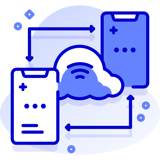 Cloud sync data transfer networking cloud sync icon Cloud sync data transfer networking cloud sync icon