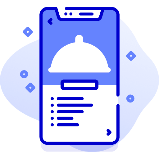 Order food order food mobile cloche icon Order food order food mobile cloche icon