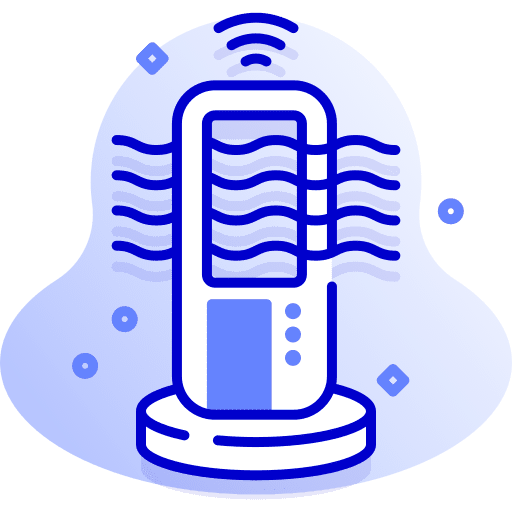 Cooling fan electronics air conditioner cooling fan icon Cooling fan electronics air conditioner cooling fan icon