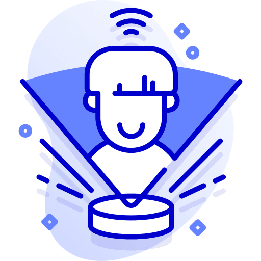 Hologram assistance electronics hologram icon Hologram assistance electronics hologram icon