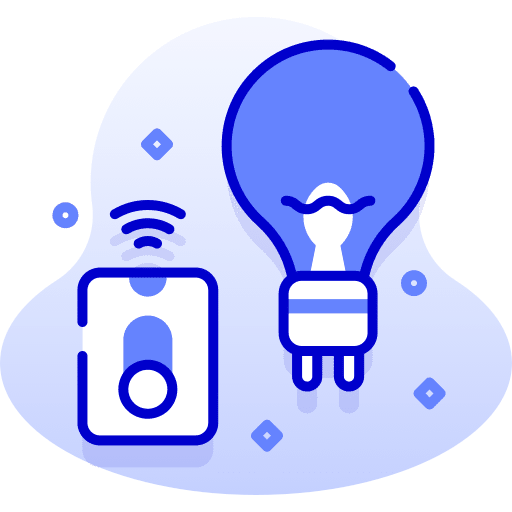 Smart light electronics smart light light bulb icon Smart light electronics smart light light bulb icon