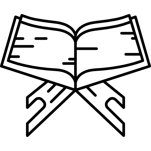 Quran rehal islamic religious islam icon