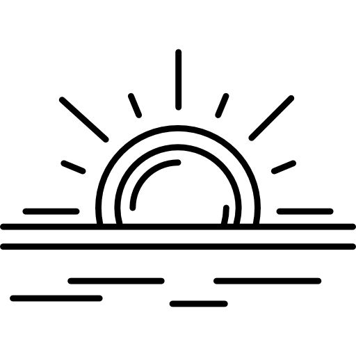 Ramadan sunrise sun islam religion icon