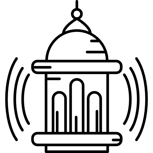 Adhan call prayer religion islam icon