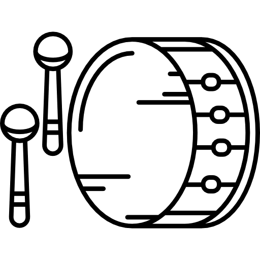Eyd drum religious music percussion instrument icon